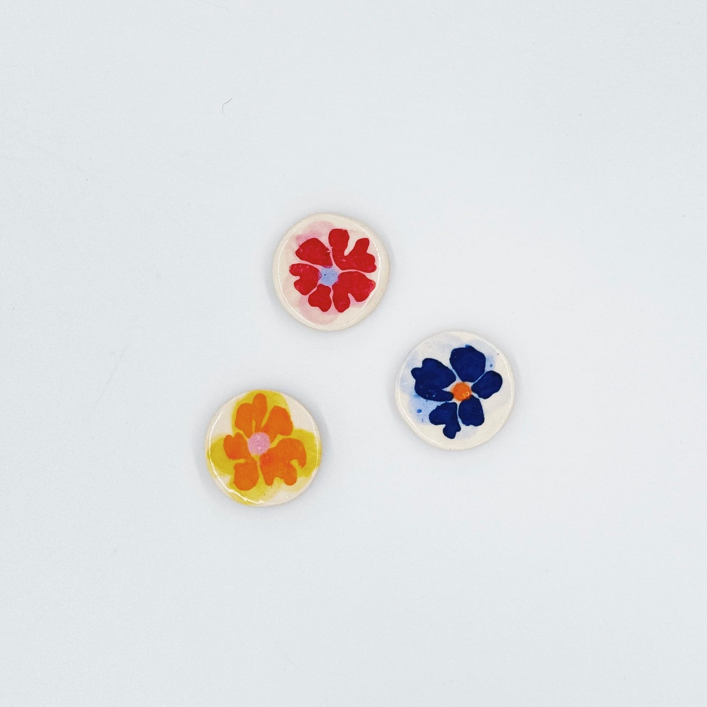 Funky Floral Magnet Set