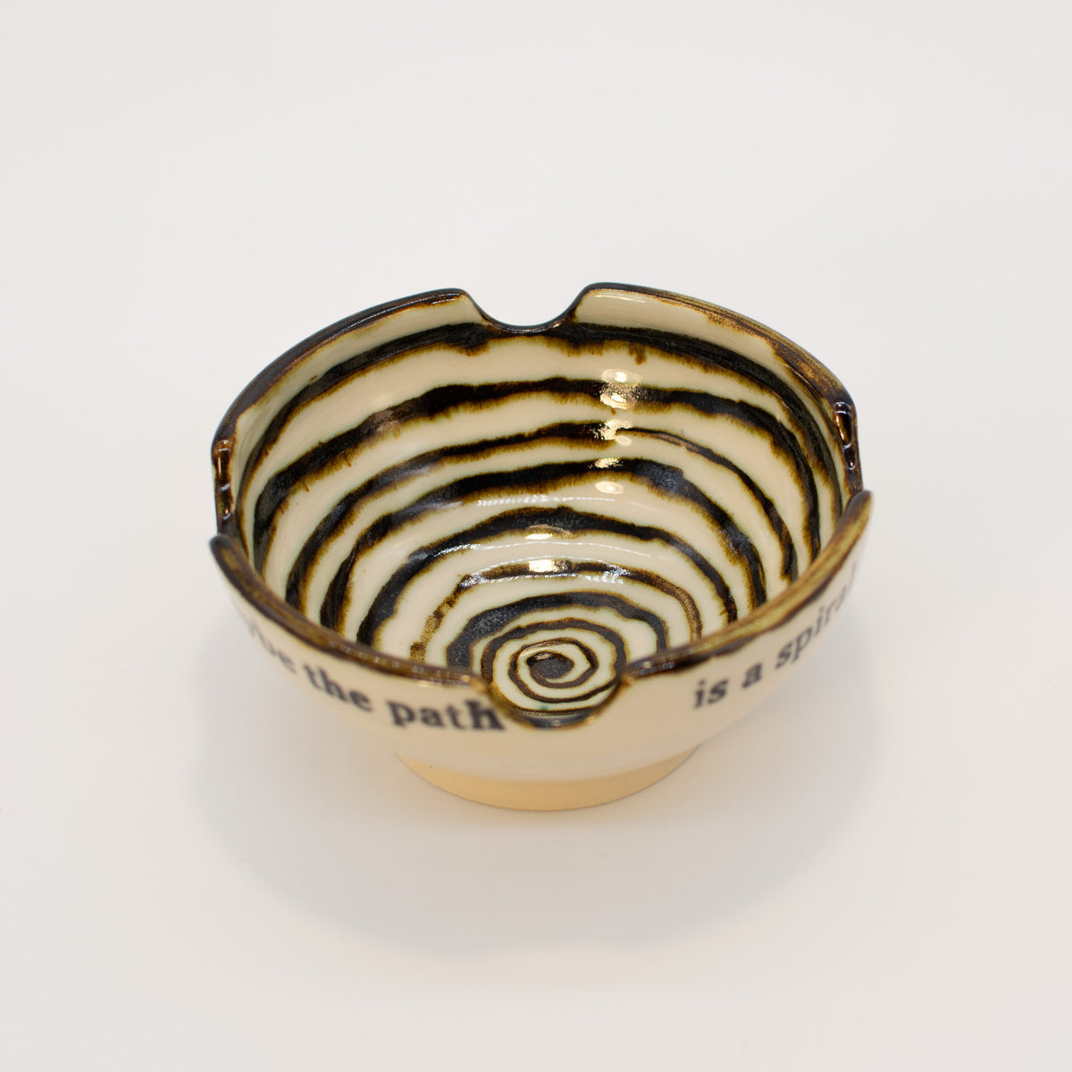 Spiral Ashtray (Hematite)