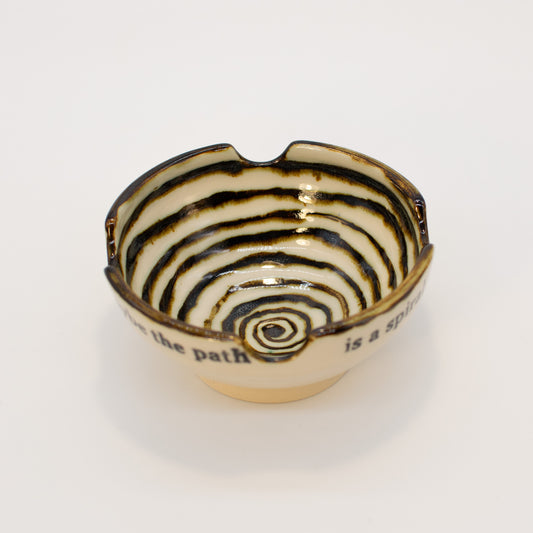 Spiral Ashtray (Hematite)