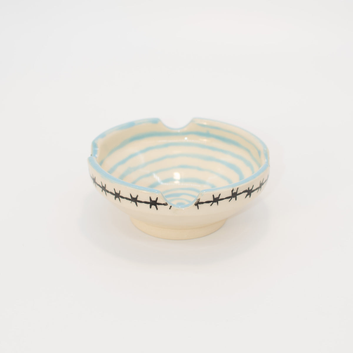 Spiral Ashtray (Blue)