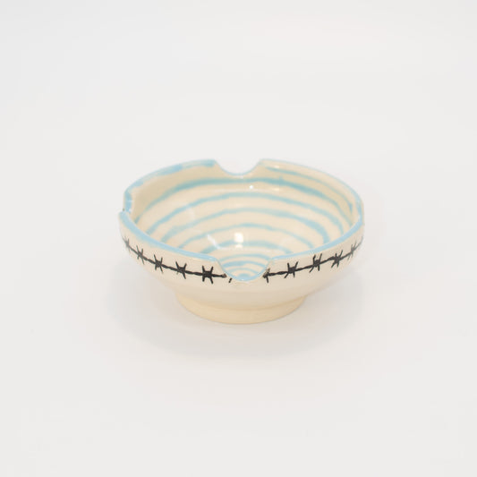 Spiral Ashtray (Blue)