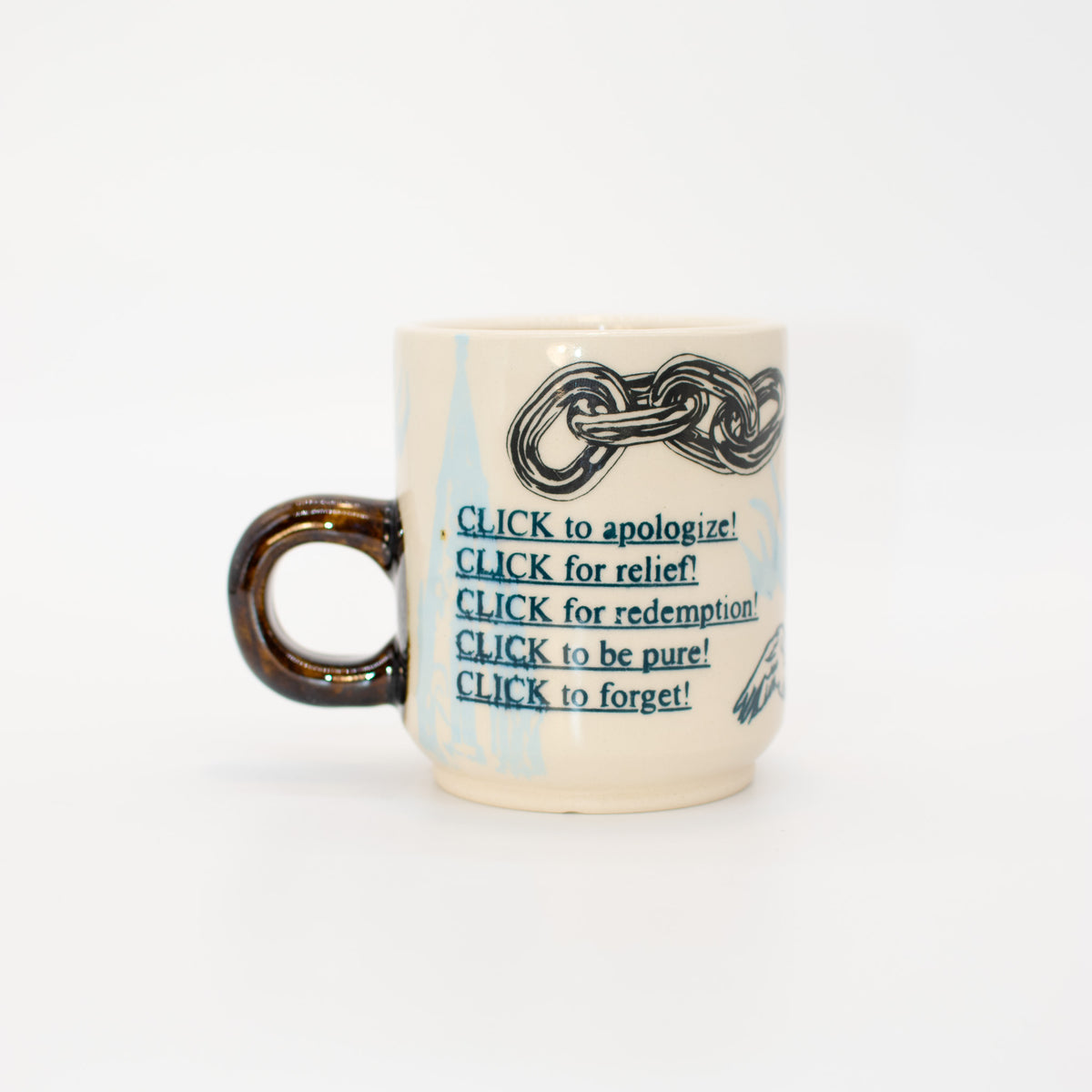 "Click to be Saved" Mug