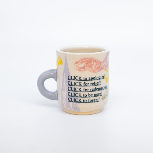 "Click to be Saved" Mug