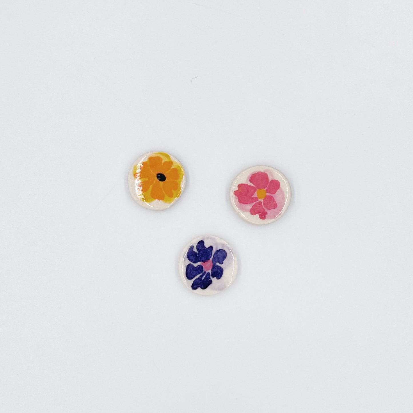 Funky Floral Magnet Set