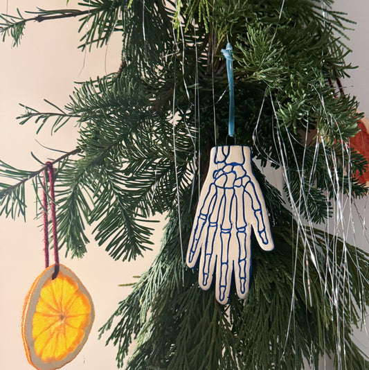 Skeleton Hand Ornament