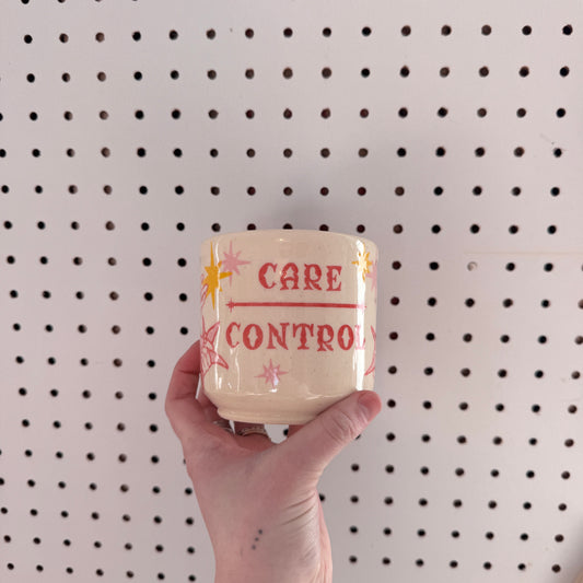 Care Over Control Mug